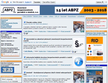 Tablet Screenshot of dgsa-rid.cz